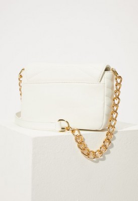 L. Lion's Den Crossbody Bag - White
